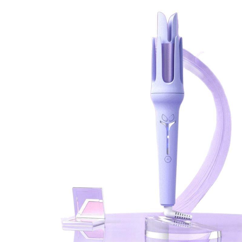 ヘアアイロン レディース 32mm 自動 カール コテ 大波 ウェーブ 回転 式 ストレート ドライヤー 旅行 ..