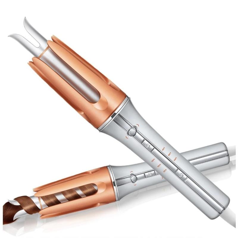 ヘアアイロン レディース 32mm 25mm 自動巻き カールアイロン 交流式 チタン 電気石 コーティング 4段..