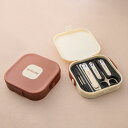 爪切り レディース メンズ 防滴 厚手 ステンレス製 ネイルケア セット 男性用 女性用 爪やすり 鼻毛カッター付き コーヒー色 アイボリー