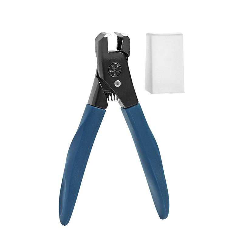 爪切り 大口径 ニッパー式 巻き爪 厚爪 硬い爪 足用 鉗子型 つめきり やすり 甘皮ケア ゾンデ 4点セット 赤色 青色