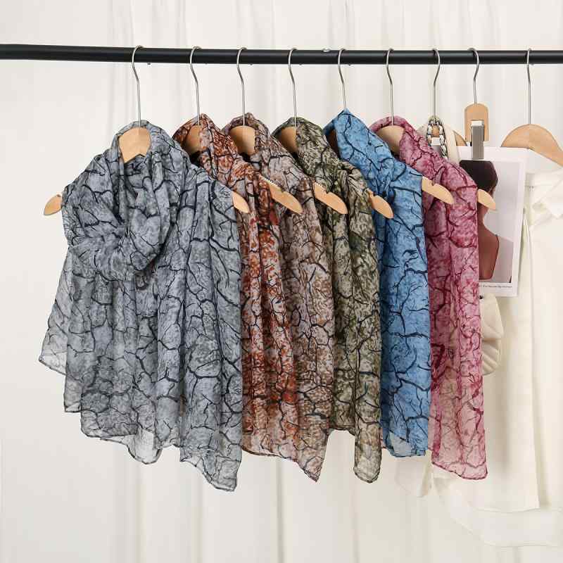 ストール レディース 春夏 バリ紗 柔らかい 花柄 大判 薄手 ファッション おしゃれ 紫外線対策 冷房対策 ショール ブラック グレー系