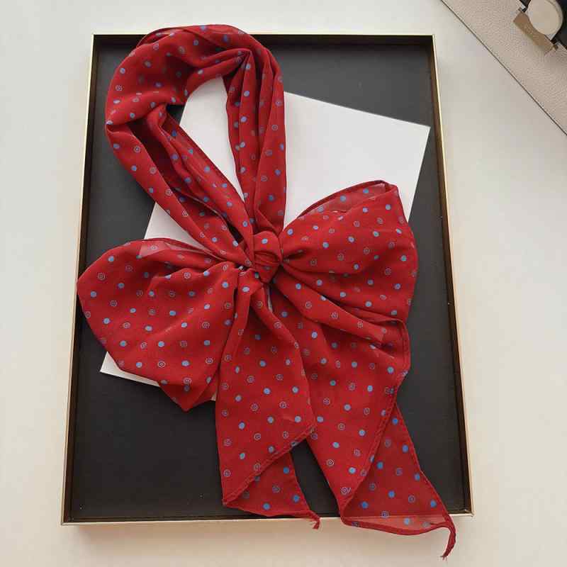 マフラー レディース スカーフ シフォン 176cm 26cm 韓国ファッション ストール 領巾 ショール 赤 レッド 黄色 高密度 雪紡 紫外線対策 日焼け止め 春