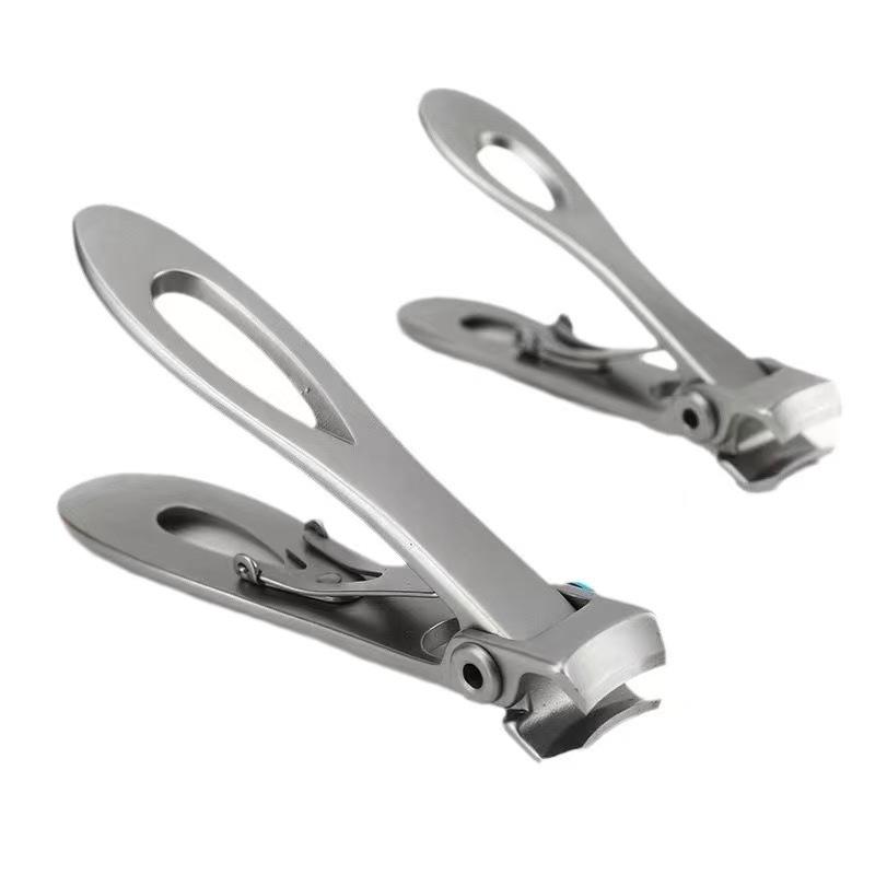 爪切り 大口径 ステンレス製 厚い爪 硬い爪 足の爪 Große Nagelknipser 指の爪 シルバー ブラック