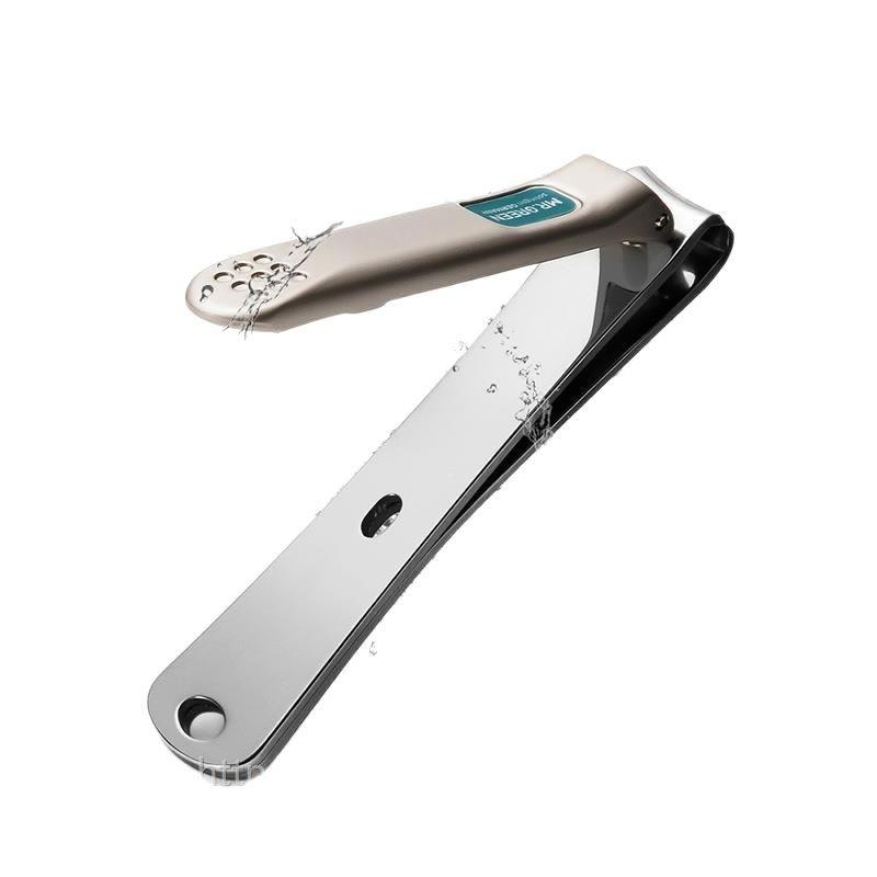 爪切り 男性用 女性用 ステンレス製 斜め刃 大サイズ ポータブル 爪やすり付き