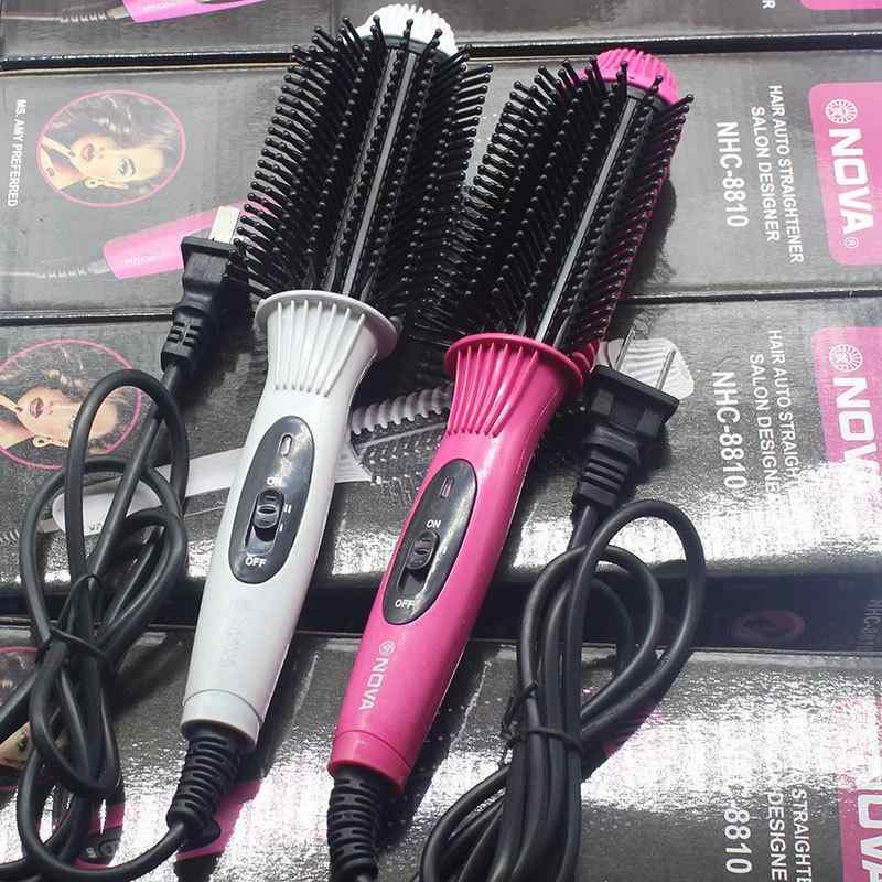 ヘアブラシ カール ストレート 2way ミニ 携帯 旅行用 学生 前髪 かわいい