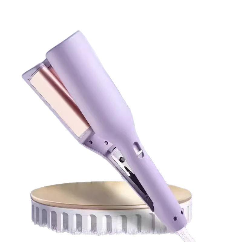 ヘアアイロン レディース 3way 負イオン チタン 海外対応 パープル ピンク 31mm