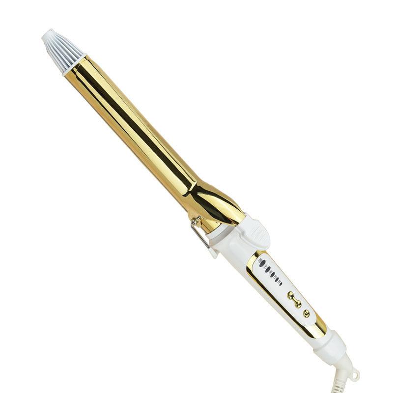 ヘアアイロン カールアイロン 業務用 プロ仕様 32mm ゴールド セラミック 巻き髪 ウェーブ 交流式