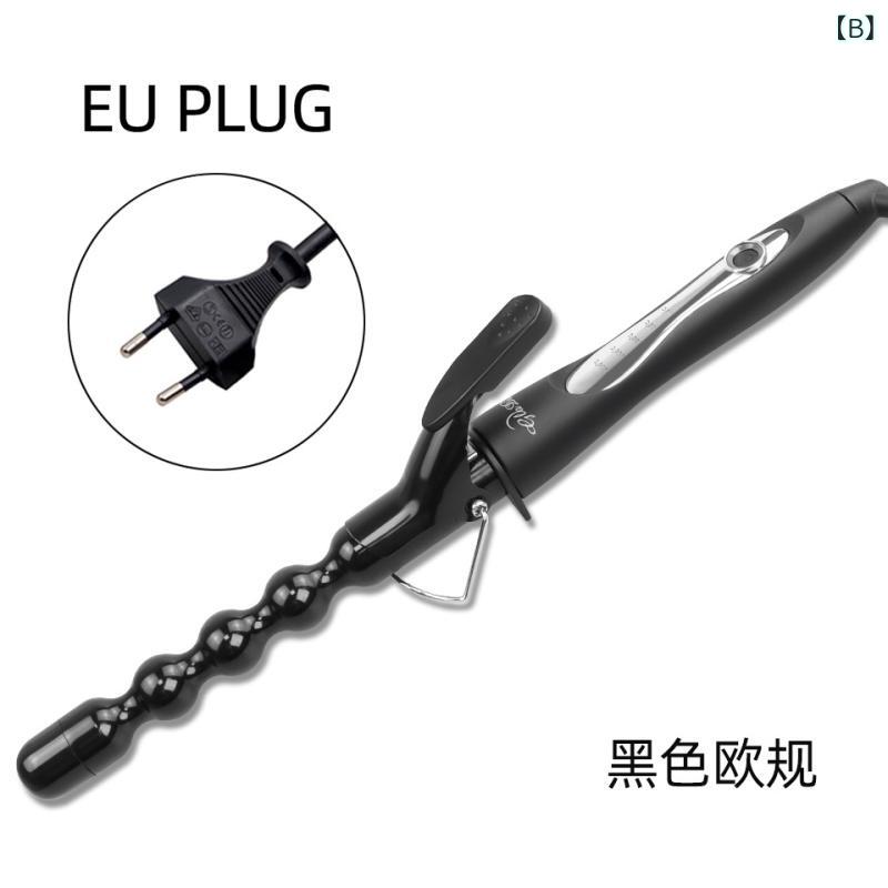 ヘアアイロン レディース 32mm コテ カールアイロン ウェーブ スパイラル 巻き髪 傷つけにくい 痛みにくい ゆるふわ 前髪 おしゃれ かわいい 旅行用