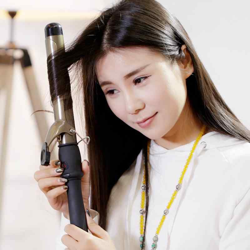 ヘアアイロン カールアイロン 22mm 25mm 28mm 32mm 38mm コテ 巻き髪 ウェーブ 調整可能 海外対応 旅行用