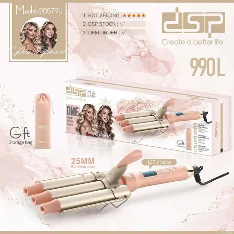 ヘアアイロン レディース 女性用 カールアイロン コテ 21mm 30mm PTC加熱 5段階温...