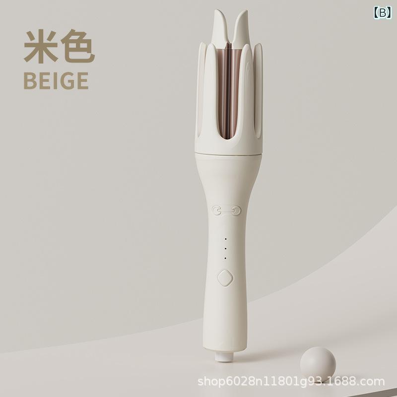 ヘアアイロン 大波 カール コテ 32mm マイナスイオン セラミックコーティング 全髪...