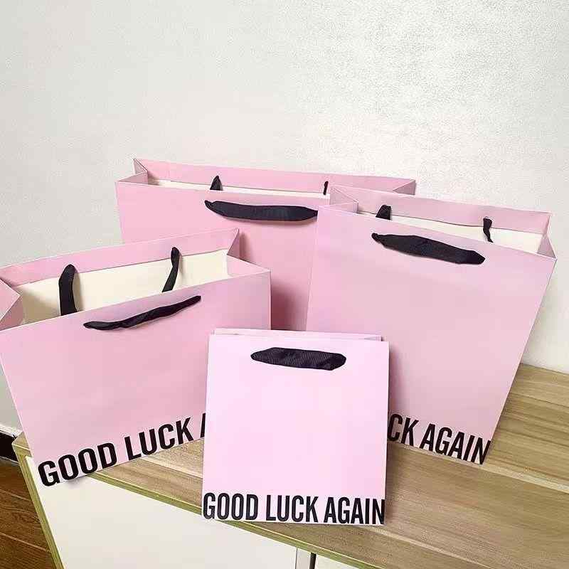 ギフトバッグ 紙袋 レディース ファッション おしゃれ かわいい ピンク 伴手礼 手提げ袋 イベント 包装 ラッピング プレゼント
