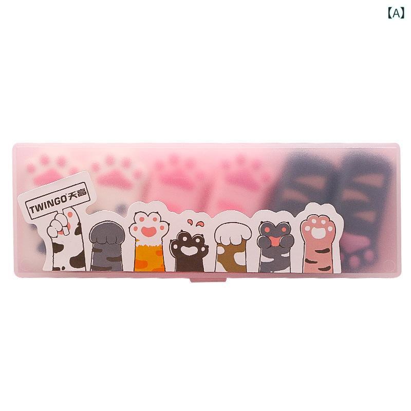 修正テープ かわいい レディース ミニ 猫 爪 学生用 文房具 事務用品