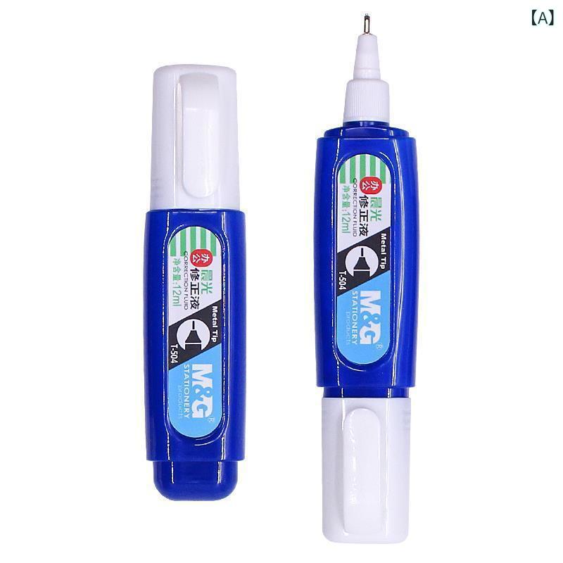 修正液 文具 事務用品 12ml 鉄嘴 学生 オフィス