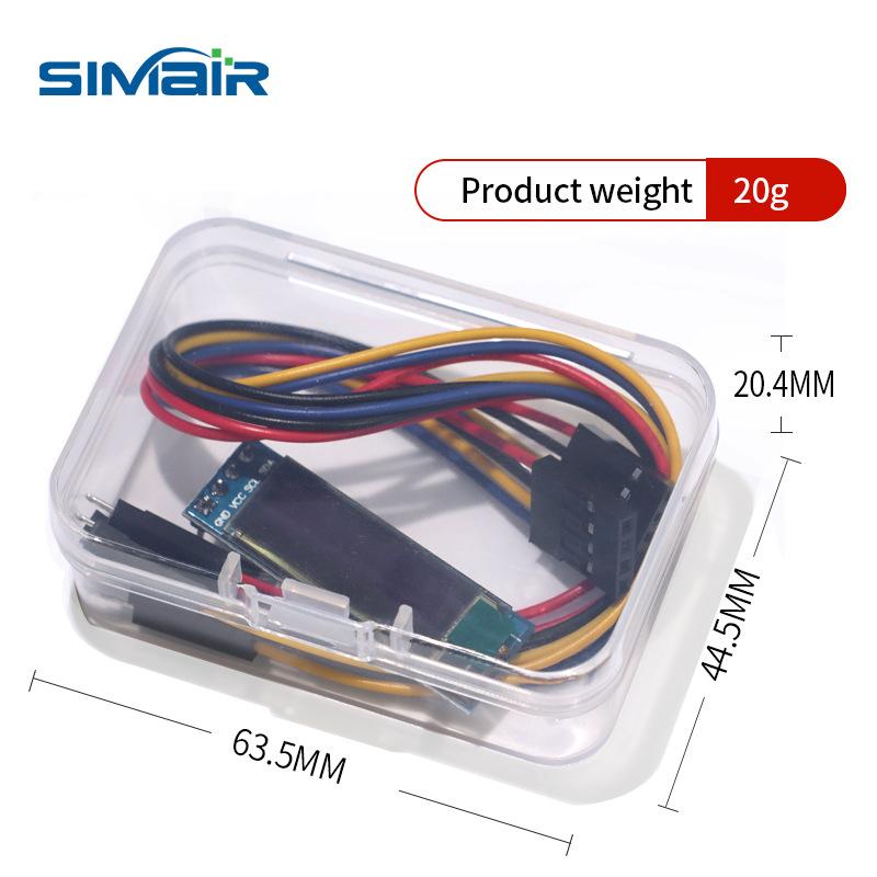 ディスプレイ モジュール 3.03cm OLED 12832ドット マトリックス 単色液晶 I2C シリアル通信 黄色光 白..