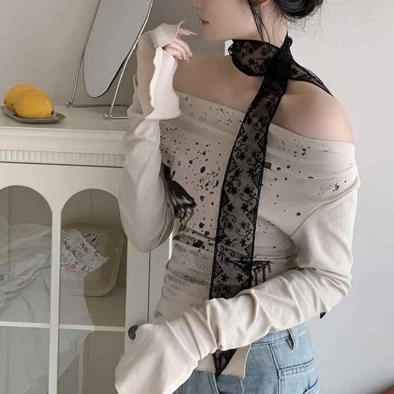 スカーフ レディース レース 刺繡 小花柄 リボン 薄手 領巾 ヘアバンド ヘッドバンド ミントグリーン ..