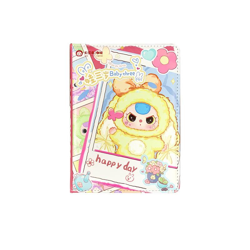 手帳 レディース かわいい カートーン キャラクター 原木パルプ PUレザー カバー 50ページ以下