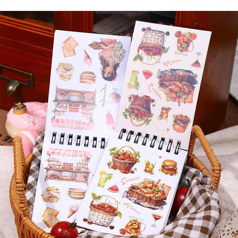 Other - テープ シール レトロ かわいい 装饰 コラージュ 素材 烘焙 咖啡 スムーズ 健康 リラックス