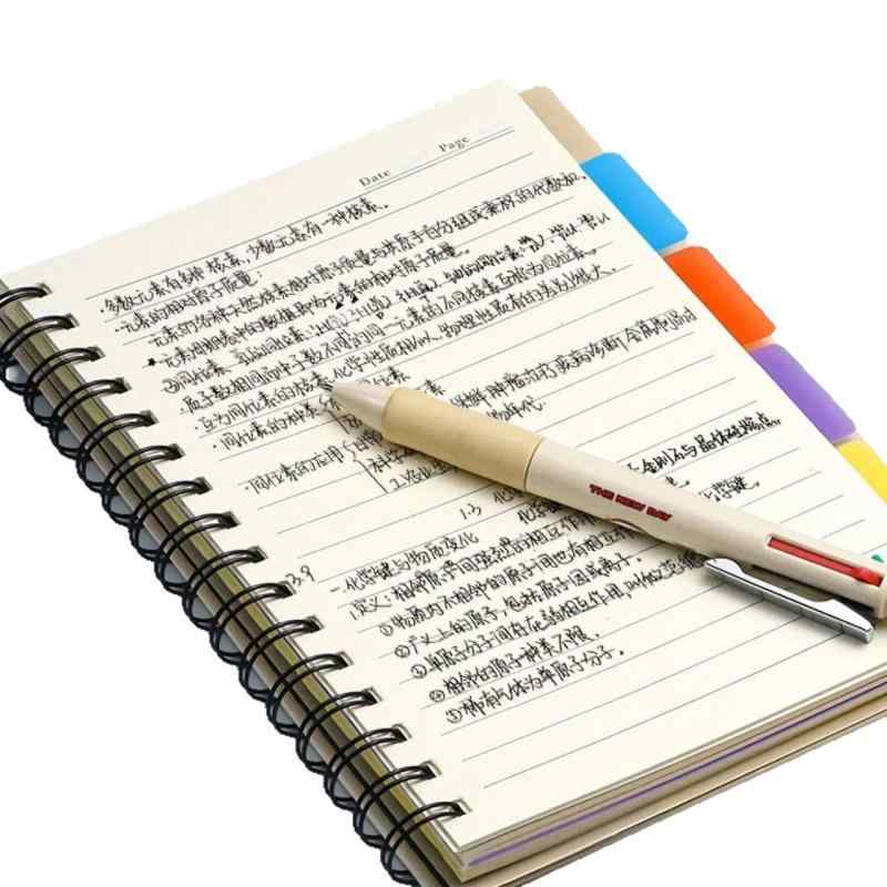 ノート A5 B5 カラー 横罫線 リングノート 学生 男女兼用 100ページ 200ページ PP製カバー ブルー ピン..