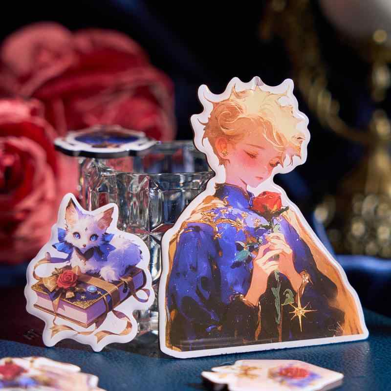 冷蔵庫用マグネット レディース ゴシック調 アリス風 磁気 冷蔵庫 飾り かわいい 星 深淵 誓約 薔薇 バ..