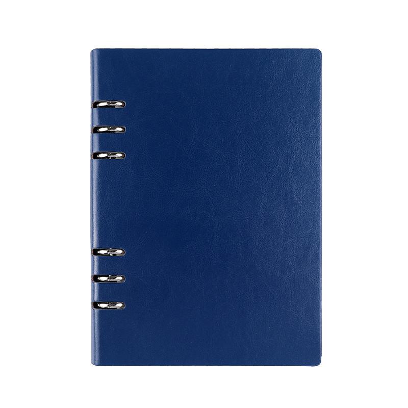 ノート レディース メンズ A5 B5 ビジネス オフィス PUレザー ルーズリーフ バインダー 式 手帳 メモ帳 赤 レッド 青 ブルー 黒 ブラック 茶色 ブラウン