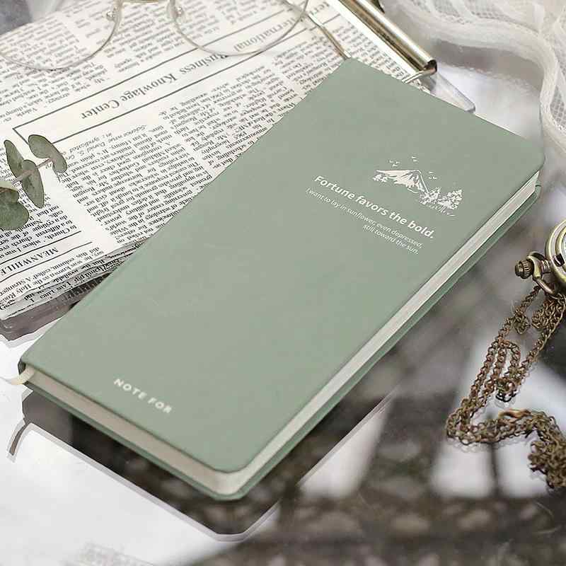 手帳 ノート 森ガール レトロ スリム 週間 スケジュール 手帳