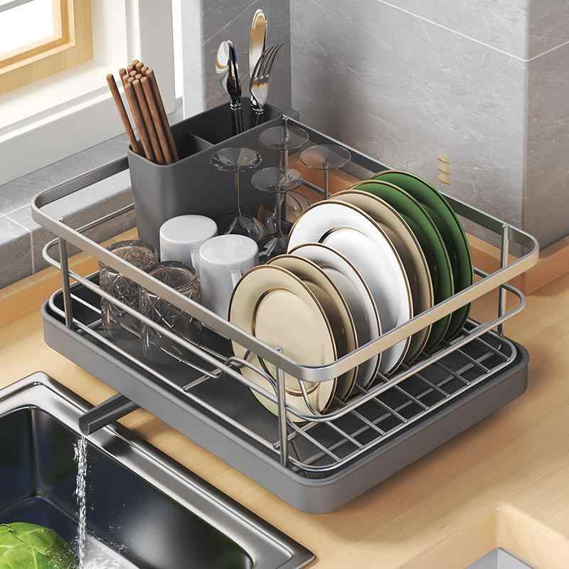 食器棚 皿立て 水切りラック 鉄製 壁掛け 可能 グラス ホルダー 箸立て付き キッチン 収納棚 台所用品 ..