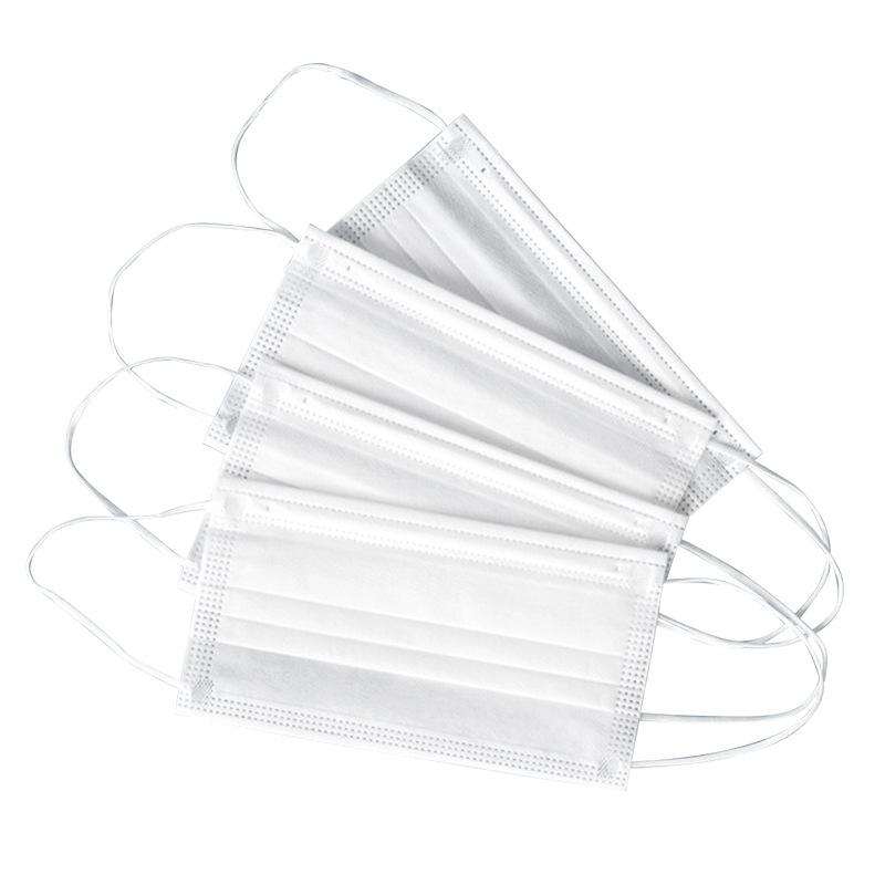 マスク 防塵マスク クリーンルーム 電子工場 作業用 不織布 3層 呼吸快適 50枚