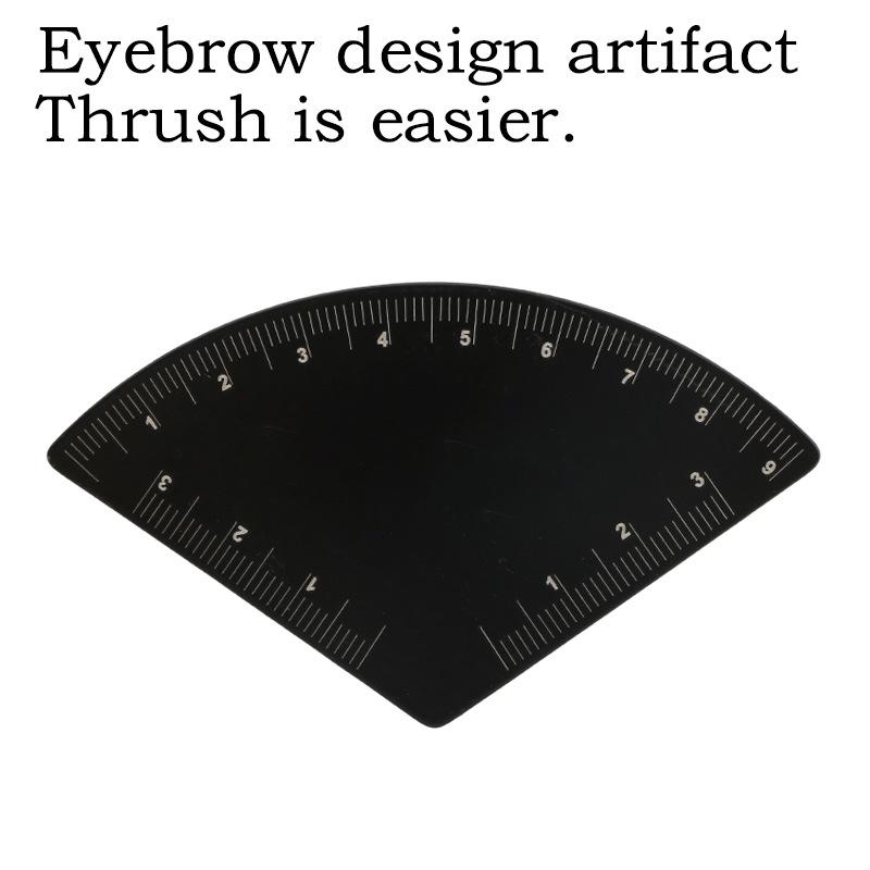 メイク道具 その他 扇形 半扇形 水平器 アイブロウテンプレート 眉毛テンプレート 眉毛 デザイン ツー..