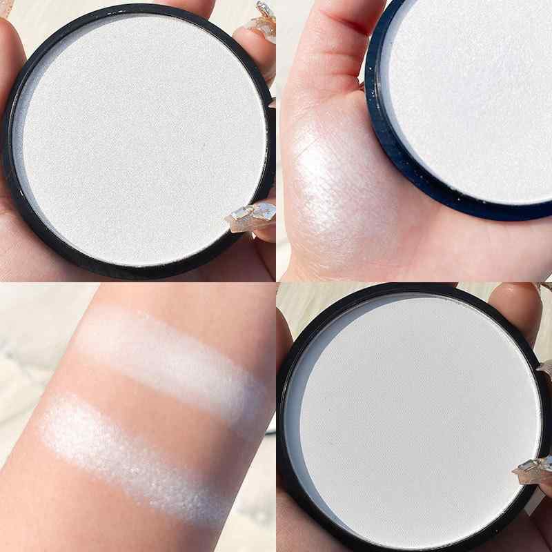 フェイスパウダー ハイライト レディース パール入り 微細ラメ入り ホワイト 白 舞台 メイクアップ コ..