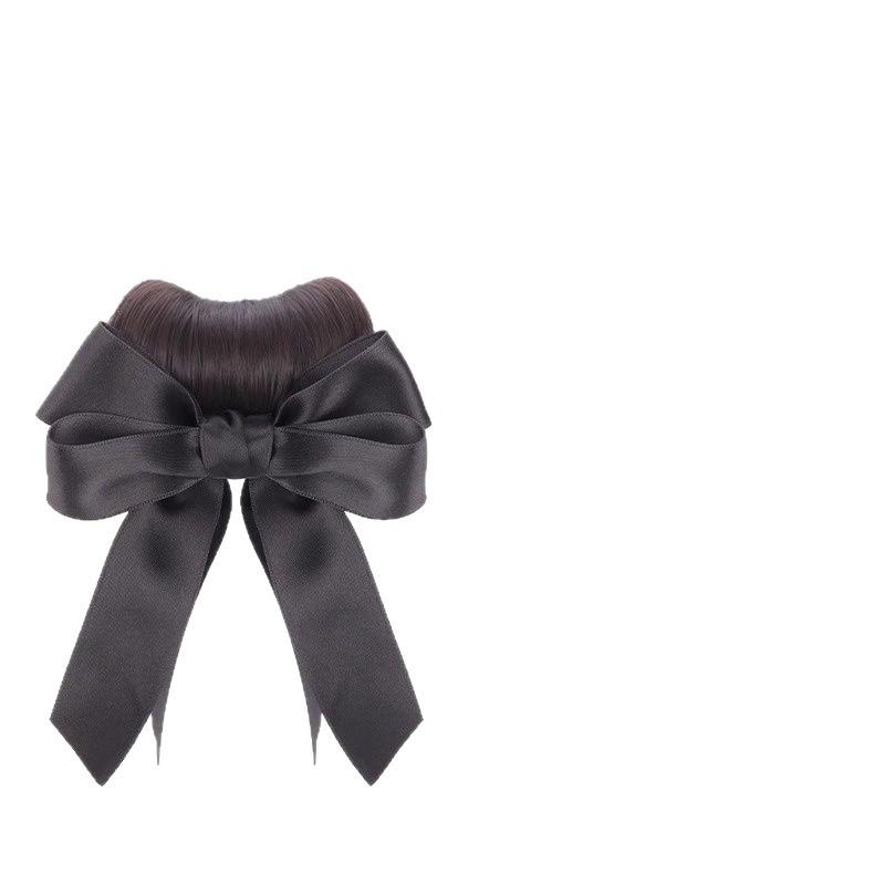 ヘアアクセサリー レディース 付け毛 お団子 ウィッグ シュシュ 巻き髪 ポイントウィッグ 高め おだん..