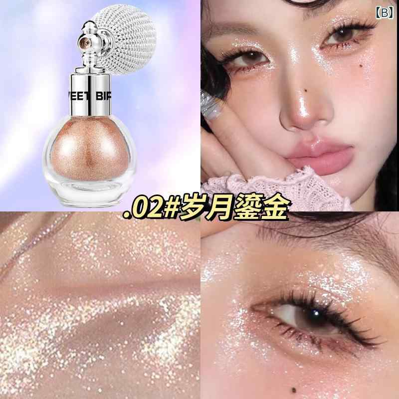フェイスパウダー ラメ入り レディース キラキラ パール感 ツヤ肌 仕上げ 星屑 月...
