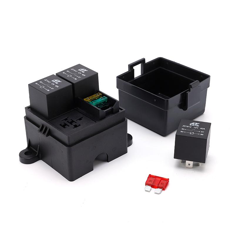 カー用品 保険ボックス リレー付き 3連 自動車リレー 配線付き