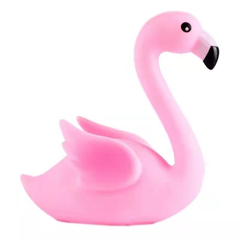 ケーキトッパー フラミンゴ 白鳥 オブジェ ピンク デコレーション バースデー パーティー ウェディング