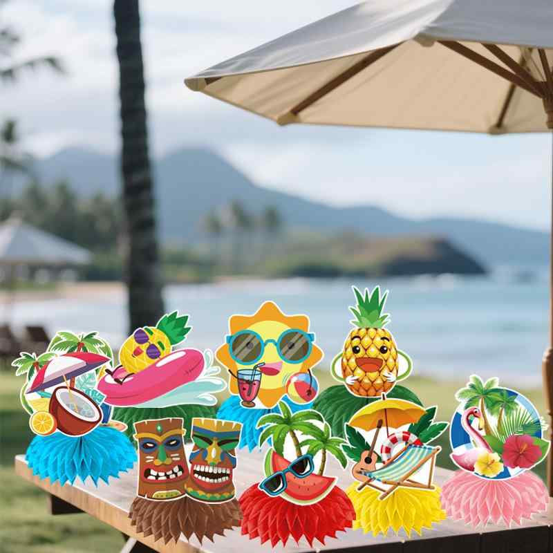 パーティー装飾品 誕生日ケーキ トッパー ハニカム デコレーション