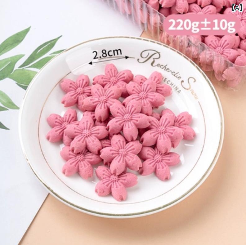 クッキー ケーキ デコレーション バタークッキー 桜 立体 花 大容量 焼き菓子 かわいい ギフト プレゼント ホームパーティー ティータイム お菓子
