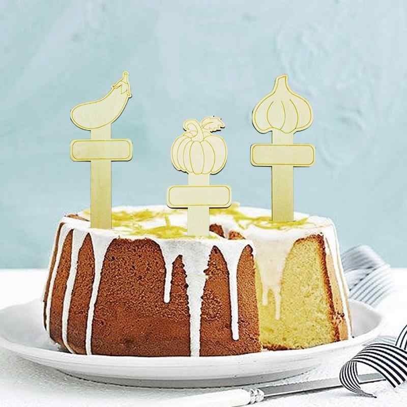 ケーキ トッパー クリスマス 木製 野菜 飾り オーナメント パーティー イベント