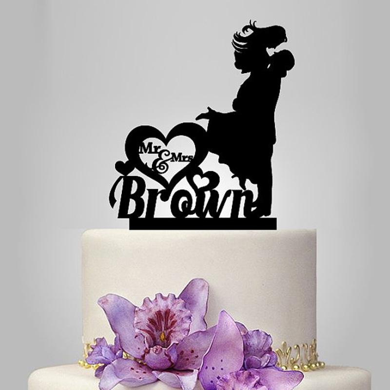 ケーキトッパー 結婚式 新郎 新婦 人形 Mr&amp;Mrs 愛 ハート ウェディング ケーキ デコレーション パ..