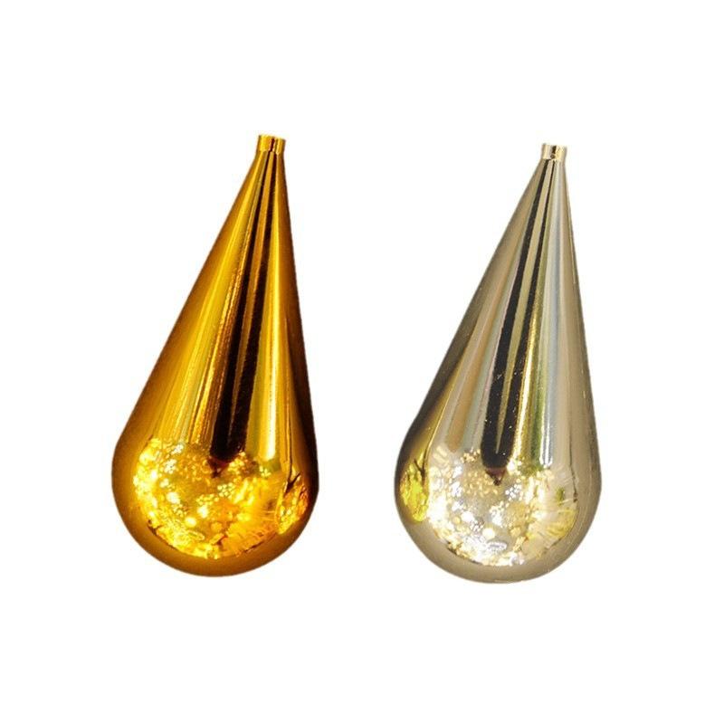 装飾品 天井装飾 水滴型 電気メッキ加工 プラスチック製 ペンダント 吊り下げ飾り 美陳 結婚式 ホテル ..