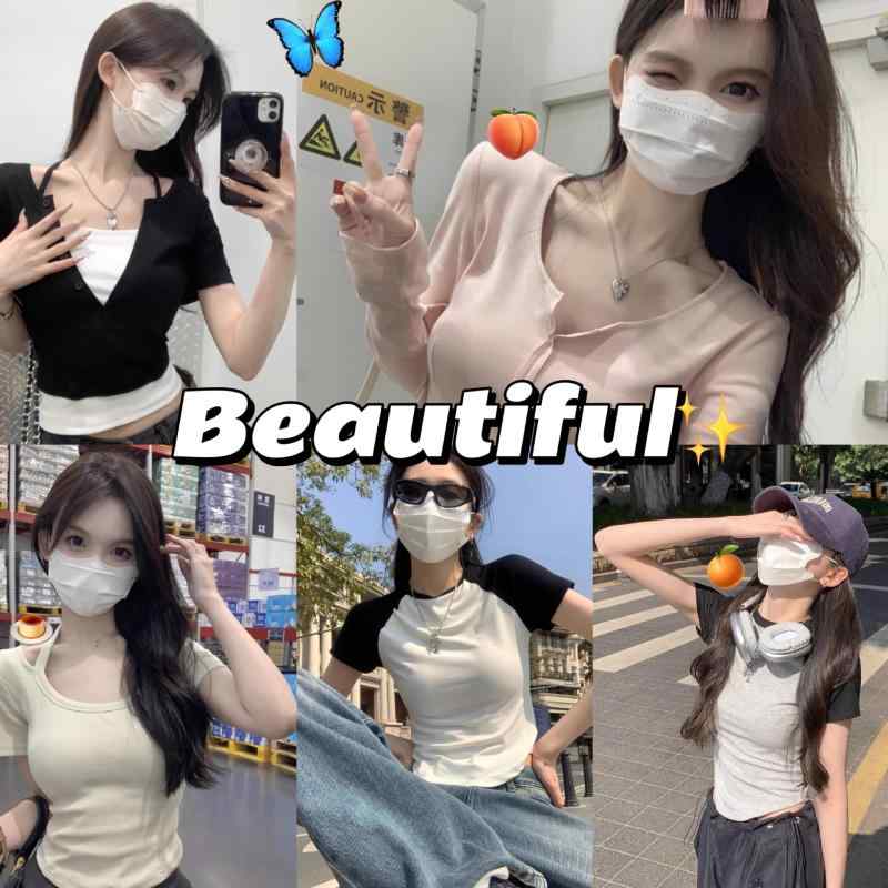 マスク レディース 使い捨て 蝶型 小顔効果 ホワイト ベージュ カーキ 通気性 防塵