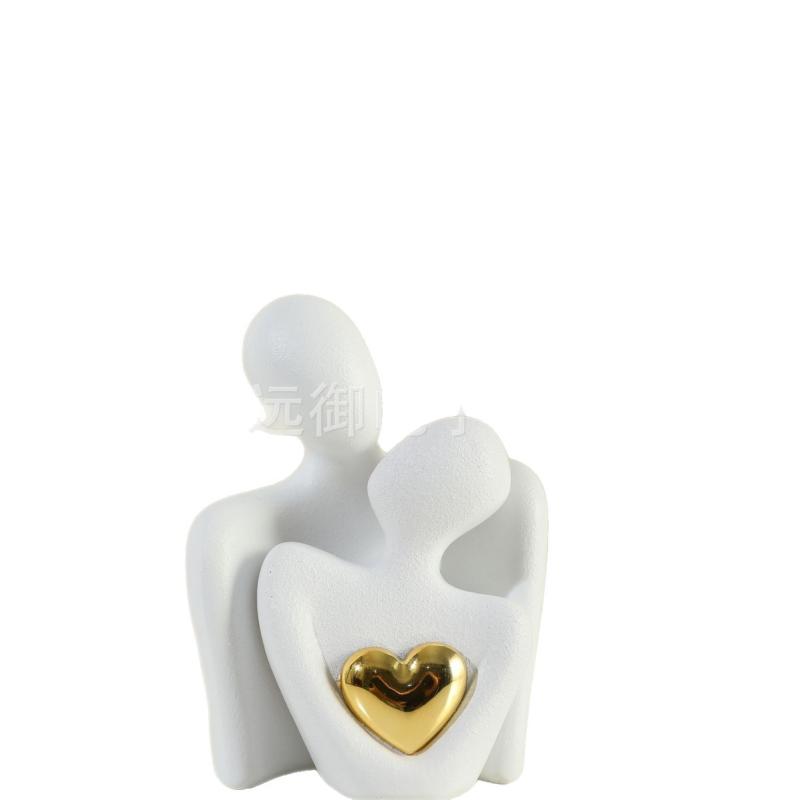 彫刻 オブジェ 北欧 現代 抽象 人物 樹脂製 置物 オフィス リビング テレビ台 本棚 ワイン棚 インテリ..