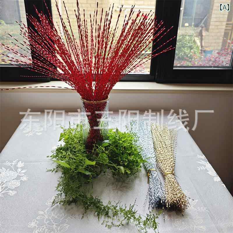 ・素材: PET・カラー: レッド, シルバー, シャンパンゴールド・仕様: 1扎/100g/50cm・スタイル: 現代アート・適用祝日: クリスマス