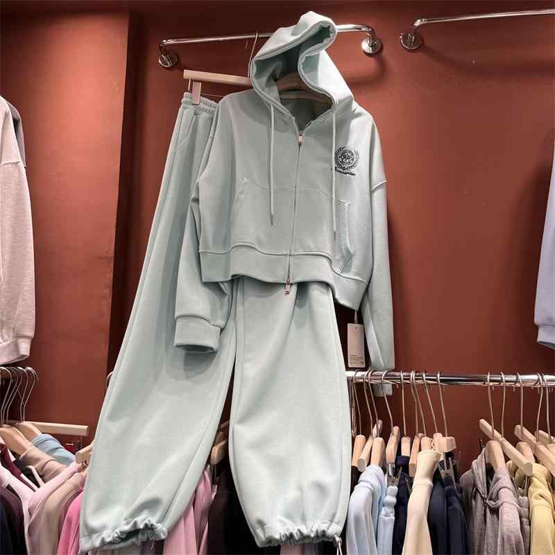 スウェット レディース 春秋 韓国風 上下セット かわいい カジュアル スポーティー ルームウェア 部屋..