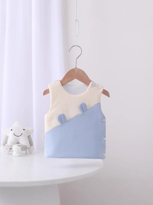 ベビー服 ベスト 秋冬 新生児 赤ちゃん 綿100% 防寒 あったか ノースリーブ 部屋着 男の子 女の子 かわいい 裏起毛 50cm 60cm 70cm