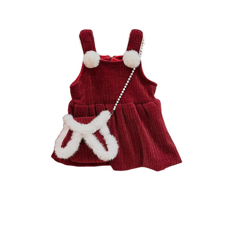 ベビー服 女の子 冬 クリスマス 新年 ロンパース スカート セットアップ 裏起毛 チュールスカート 60 70 80 90 かわいい 普段使い 防寒 あったか