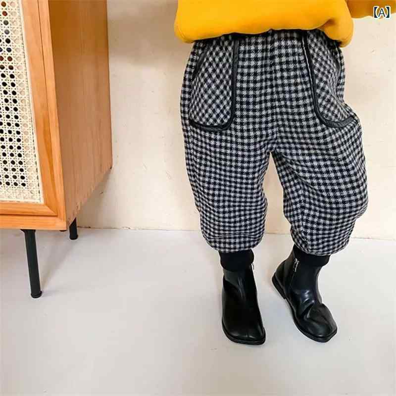 子供用セットアップ 冬服 女の子 韓国風 かわいい 動物柄 ストライプ 格子柄 無地 厚手 90 100 110 120 130 140cm 綿 柔らかい ブラック ピンク ブラウン グレー ベージュ レッド