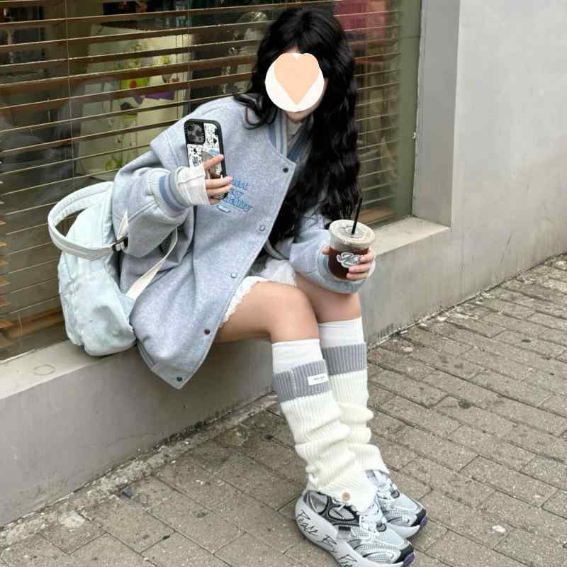 ジャケット レディース 秋冬 ブルゾン ジャンパー 野球服風 アウター トップス ゆったり 刺繍 レトロ ポリエステル