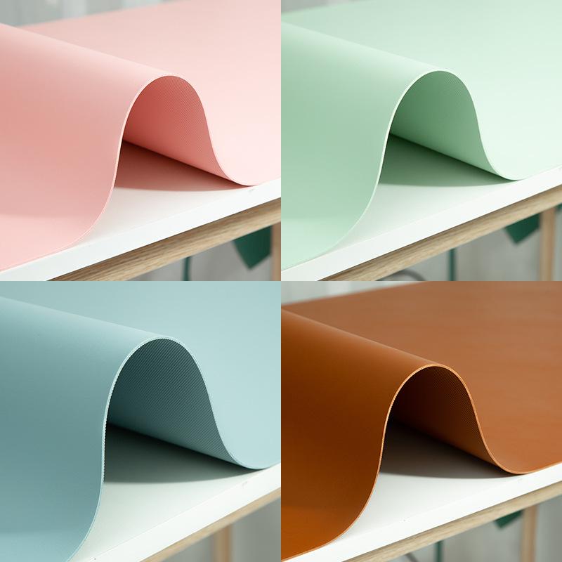 テーブルマット 学習机マット デスクマット 学生用 防水 防汚 傷防止 耐磨耗 静音 PVC製 長方形 ストー..