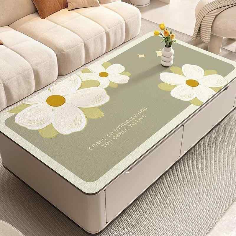 テーブルクロス テーブルマット PVC製 防水 防油 耐熱 厚手 撥水加工 汚れ防止 傷防止 北欧風 おしゃれ かわいい 花柄 シンプル モダン ダイニングテーブル用 リビングテーブル用 デスクマット 50cm 60cm 70cm 80cm 90cm