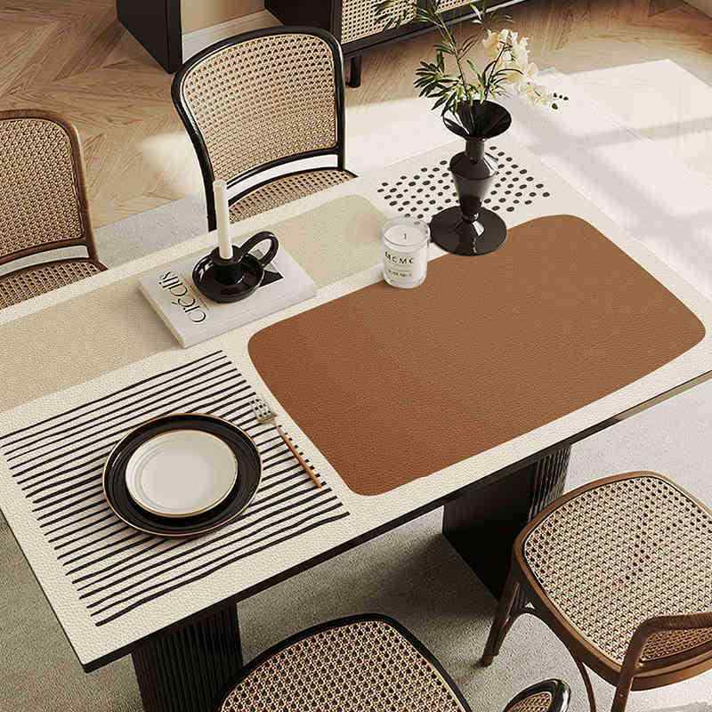 テーブルクロス 防水 防油 PVC製 正方形 長方形 北欧風 耐熱 撥水加工 滑り止め 防塵 幾何学模様 スト..